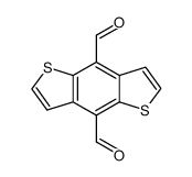 Benzo[1,2-b:4,5-b']dithiophene-4,8-dicarboxaldehyde Structure