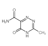 3-methyl-5-oxo-2H-1,2,4-triazine-6-carboxamide结构式