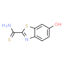 2-Benzothiazolecarbothioamide,6-hydroxy-(9CI) structure