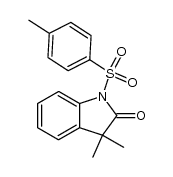 3,3-dimethyl-1-tosylindolin-2-one结构式