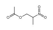 2-nitroacetoxypropane Structure