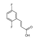 3-(2,5-二氟苯基)丙烯酸结构式