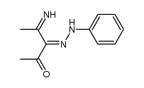 3-phenylhydrazono-4-imino-2-pentanone结构式