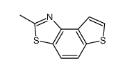 Thieno[3,2-e]benzothiazole, 2-methyl- (7CI,9CI) Structure
