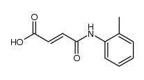 N-o-tolyl-maleamic acid结构式