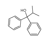 1,1-diphenyl-2-methyl-1-propanol结构式