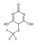 5-(trifluoromethylsulfanyl)-1,3-diazinane-2,4,6-trione Structure