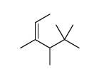 3,4,5,5-tetramethylhex-2-ene Structure