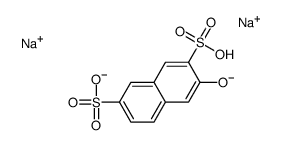 disodium,3-hydroxynaphthalene-2,7-disulfonate结构式