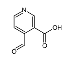 3-Pyridinecarboxylic acid, 4-formyl- (9CI) picture