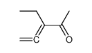 3,4-Pentadien-2-one, 3-ethyl- (9CI) Structure