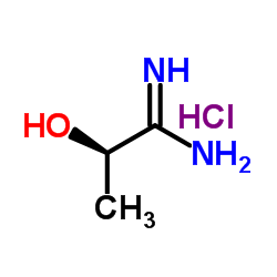 (2R)-2-Hydroxypropanimidamide monohydrochloride Structure