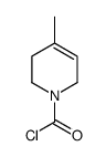 4-methyl-3,6-dihydro-2H-pyridine-1-carbonyl chloride结构式