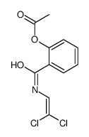 [2-(2,2-dichloroethenylcarbamoyl)phenyl] acetate Structure