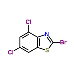 2-Bromo-4,6-dichloro-1,3-benzothiazole结构式