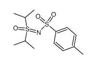 S,S-Diisopropyl-N-(p-toluolsulfonyl)sulfoximine结构式