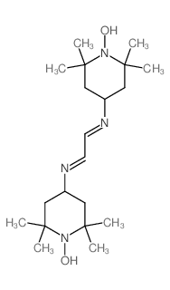 1-Piperidinyloxy,4,4'-(1,2-ethanediylidenedinitrilo)bis[2,2,6,6-tetramethyl-(9CI) structure