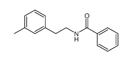 N-(3-methyl-phenethyl)-benzamide结构式