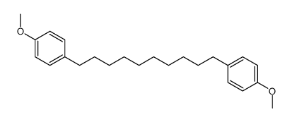 1,10-bis(4-methoxyphenyl)decane Structure