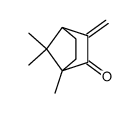 1,7,7-trimethyl-3-methylene-norbornan-2-one Structure