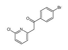 1-(4-bromophenyl)-2-(6-chloro-2-pyridinyl)ethanone结构式