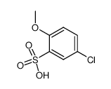 4-chloroanisole-2-sulfonic acid结构式