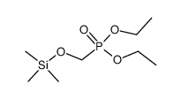 diethyl trimethylsilyloxymethylphosphonate Structure