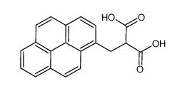 2-(pyren-1-ylmethyl)propanedioic acid结构式