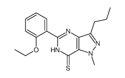 5-(2-ethoxyphenyl)-1-methyl-3-propyl-4H-pyrazolo[4,3-d]pyrimidine-7-thione Structure