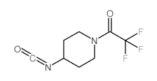 2,2,2-trifluoro-1-(4-isocyanatopiperidin-1-yl)ethanone Structure