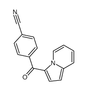 4-(indolizine-3-carbonyl)benzonitrile结构式