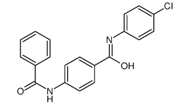 4-benzamido-N-(4-chlorophenyl)benzamide Structure