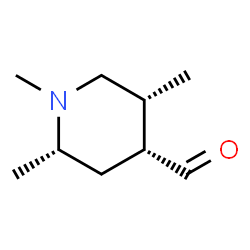 4-Piperidinecarboxaldehyde, 1,2,5-trimethyl-, (2alpha,4alpha,5alpha)- (9CI) structure