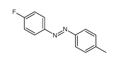 (4-fluorophenyl)-(4-methylphenyl)diazene Structure