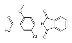 5-chloro-4-(1,3-dioxoisoindol-2-yl)-2-methoxybenzoic acid Structure