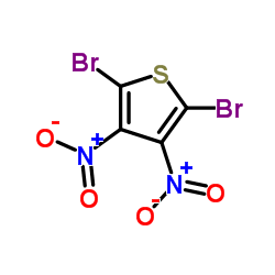 2,5-DIBROMO-3,4-DINITROTHIOPHENE structure