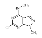 3-chloro-N,9-dimethyl-2,4,8,9-tetrazabicyclo[4.3.0]nona-1,3,5,7-tetraen-5-amine picture