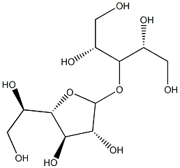 3-O-β-D-Galactofuranosyl-D-arabinitol结构式