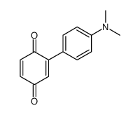 2-[4-(dimethylamino)phenyl]cyclohexa-2,5-diene-1,4-dione Structure