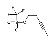 pent-3-ynyl trifluoromethanesulfonate Structure