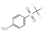 1-methyl-4-(trichloromethylsulfonyl)benzene structure