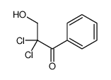 1-Propanone, 2,2-dichloro-3-hydroxy-1-phenyl- (9CI) structure