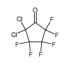 2,2-Dichlor-hexafluor-cyclopentanon Structure