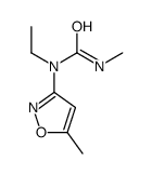 1-ethyl-3-methyl-1-(5-methyl-1,2-oxazol-3-yl)urea结构式