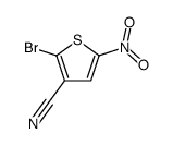 2-bromo-5-nitrothiophene-3-carbonitrile结构式