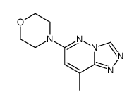 4-(8-methyl-[1,2,4]triazolo[4,3-b]pyridazin-6-yl)morpholine结构式