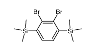 2,3-dibromo-1,4-bis-trimethylsilanylbenzene Structure