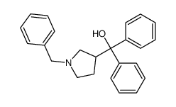 (1-Benzyl-pyrrolidin-3-yl)-diphenyl-methanol structure