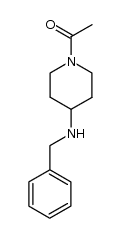 1-(4-(benzylamino)piperidin-1-yl)ethanone Structure
