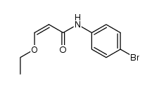 N-(4-bromo-phenyl)-3-ethoxy-acrylamide结构式